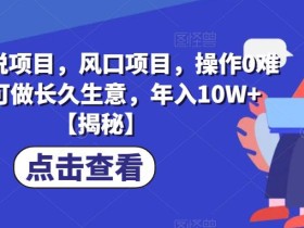 B站小说项目,风口项目,操作0难度,可做长久生意,年入10W+【揭秘】